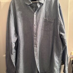 Tommy Bahama Light Blue Casual Button-Down Shirt